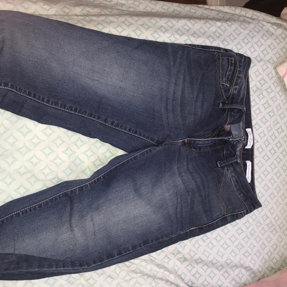 Dark blue jeans